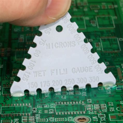 non contact wet film thickness measurement|conformal coating thickness measurement.